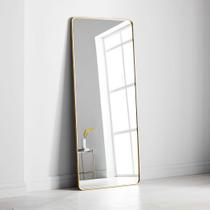 Espelho Grande Retangular 170x70 Decoração Corpo Inteiro com Moldura de Metal - Lopazzi