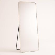 Espelho Grande Retangular 170x70 Decoração Corpo Inteiro com Moldura de Metal