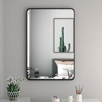Espelho grande retangular 70x50 retro - moldura em metal