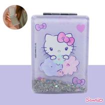 Espelho Hello Kitty Maquiagem Duplo Aumento Bolsa Bolso