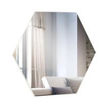 Espelho Hexagonal Dama Off White 52x45 cm