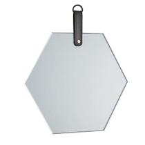 Espelho Hexágono em Vidro Fumê 27x26 Cm Drossi