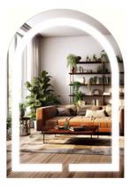 Espelho Iluminado Capela/janelinha 70x50cm Led - Touchscreen - Espelho Iluminado Capela/janelinha 70x50cm Led - Touchscreen -