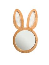 Espelho Infantil 43x44cm: Decoração Lebre p/ Quartos Espelho Infantil 43x44cm: Decoração Lebre p/ Quartos