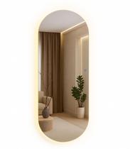 Espelho Inteligente Touch Led 3 Cores Banheiro Sala Quarto 150x60 cm