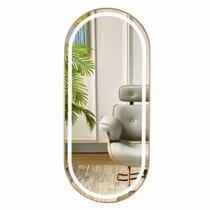 Espelho Inteligente Touch Led 3 Cores Banheiro Sala Quarto 150x60 cm