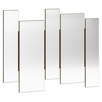 Espelho Isadora 100% Mdf 120x136 Cm Imbuia - New Ceval