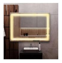 Espelho jateado iluminado com led quente 60x80cm Espelho jateado iluminado com led quente 60x80cm