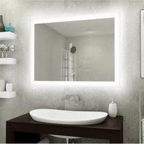 Espelho lapidado bisotê Iluminado com LED Frio - 60x100cm