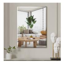 Espelho Lapidado Com Bisotê - 70x90cm