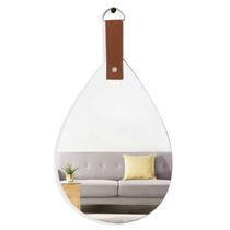 Espelho Lapidado Decorativo Gota 20x30cm com Pendurador Embutido para Quarto Sala Hall Lavabo Espelho Lapidado Decorativo Gota 20x30cm com Pendurador Embutido para Quarto Sala Hall Lavabo