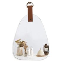 Espelho Lapidado Geométrico Triângulo 24x30cm Decorativo com Pendurador Espelho Lapidado Geométrico Triângulo 24x30cm Decorativo com Pendurador