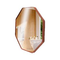 Espelho Lavabo Sextavado sem Alça 60 cm