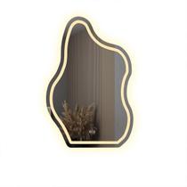 Espelho LED 3 Cores Banheiro Organico Touch com Desembaçador Bivolt