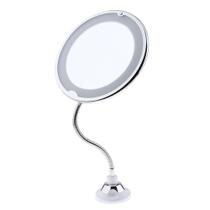 Espelho Led 360 Flexível 10x Aumento Ventosa Maquiagem Barba Espelho Led 360 Flexível 10x Aumento Ventosa Maquiagem Barba