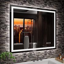 Espelho LED Amorho para banheiro 91x76cm com luz, antiembaçante Espelho LED Amorho para banheiro 91x76cm com luz, antiembaçante