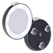 Espelho Led Aumento 15x Zoom Ampliação Com Ventosas Fixadoras Klass Vough Espelho Led Aumento 15x Zoom Ampliação Com Ventosas Fixadoras Klass Vough