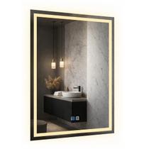 Espelho led Banheiro Touch 3 Cores de Luz Com Desembaçador 80x60cm Bivolt