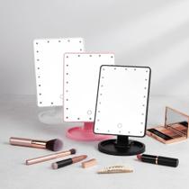 Espelho LED compacto e funcional