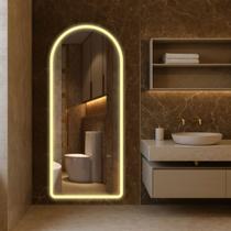 Espelho Led Jateado Borda Infinita Luxo Decorativo Banheiro Quarto Sala Salão Bivolt Espelho Led Jateado Borda Infinita Luxo Decorativo Banheiro Quarto Sala Salão Bivolt