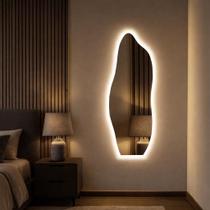 Espelho Led Luxo Bivolt Para Sua Decoração Premium Sala Salão Quarto Closet Hall Espelho Led Luxo Bivolt Para Sua Decoração Premium Sala Salão Quarto Closet Hall