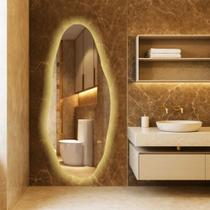 Espelho Led Orgânico Premium Com Visual Sofisticado Decore Com Elegância Luxuosa Espelho Led Orgânico Premium Com Visual Sofisticado Decore Com Elegância Luxuosa