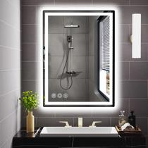 Espelho LED para banheiro Memobarco 24x32 com antiembaçante e regulável Espelho LED para banheiro Memobarco 24x32 com antiembaçante e regulável