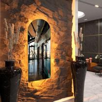 Espelho LED Touch Bivolt 90x40cm 3 Cores Ajustáveis Quente, Neutra, Fria Para Banheiro Closet Sala