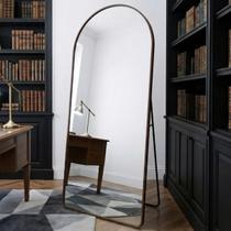 Espelho Lopazzi Arcos Marrom 170x70cm Grande P/ Escritório Recepção Empresa Espelho Lopazzi Arcos Marrom 170x70cm Grande P/ Escritório Recepção Empresa