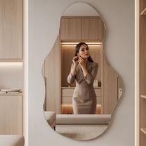 Espelho Lopazzi Orgânico Grande Decorativo 70x50 Vidro Luxo Banheiro Sala Quarto Hall com suporte e Borda Polida Espelho Lopazzi Orgânico Grande Decorativo 70x50 Vidro Luxo Banheiro Sala Quarto Hall com suporte e Borda Polida