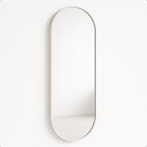 Espelho Lopazzi Oval Grande Corpo Inteiro 150x50 Decoração Moldura em Metal Espelho Lopazzi Oval Grande Corpo Inteiro 150x50 Decoração Moldura em Metal