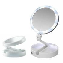 Espelho Luz Led Dobrável Maquiagem