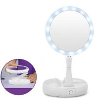Espelho Luz Led Iluminador Mesa Maquiagem Portátil Espelho Luz Led Iluminador Mesa Maquiagem Portátil