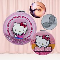 Espelho Mão Duplo Aumento Presente Lembrancinha Hello Kitty Espelho Mão Duplo Aumento Presente Lembrancinha Hello Kitty
