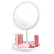 Espelho Maquiagem Mesa Cabo Usb E Ring Light Led Luminária Espelho Maquiagem Mesa Cabo Usb E Ring Light Led Luminária