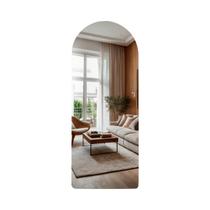 Espelho Médio 90x40cm Retangular Sem Moldura para Decoração Quarto Banheiro Sala Vertical Horizontal