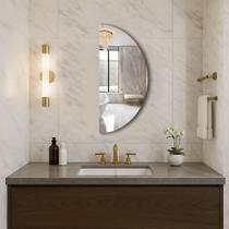 Espelho Meia Lua Organico Com Destaque Unico Para Salas Cozinhas Quartos Closets Hall Home Estillo Espelho Meia Lua Organico Com Destaque Unico Para Salas Cozinhas Quartos Closets Hall Home Estillo