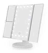 Espelho mesa luz led c/ aumento 3x Zoom Camarim maquiagem