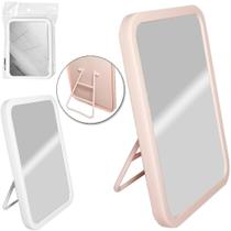 Espelho Mesa Pendurar Retangular Moldura Plastico 15X11,5Cm - FWB