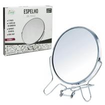 Espelho Mesa Redondo Dupla Face 3,5'' 9,5Cm Pedestal Aramado - Fu Xing Espelho Mesa Redondo Dupla Face 3,5'' 9,5Cm Pedestal Aramado - Fu Xing