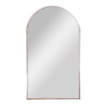 Espelho Minimalista Arco Inova 40cm x 70cm - Moldura Canelada Moderno Elegante Limpeza Fácil Instalação Simples Cobre - EVOLUX
