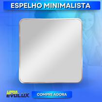 Espelho Minimalista Quadrado 60x60 cm Cobre - Evolux