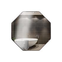 Espelho Moderno Sextavado Decorativo sem Alça 60 cm