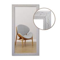 Espelho moldura branca trabalhada - Artes veneza