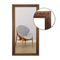 Espelho moldura trabalhada dourada - Artes veneza