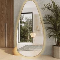 Espelho Mônaco Orgânico Grande Com Led Amarelo ou Branco Bivolt + Fonte Brinde Espelho Mônaco Orgânico Grande Com Led Amarelo ou Branco Bivolt + Fonte Brinde