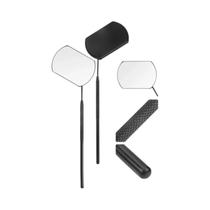 Espelho Multifuncional De Aço Inoxidável Para Extensão De Cílios, Ferramenta De Verificação Para