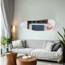 Espelho Multiuso Lapidado 130x60cm Orgânico E2G Design