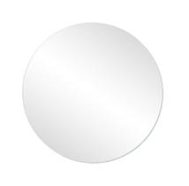 Espelho Multiuso Lapidado Fita Dupla Face 3M 50cm Redondo