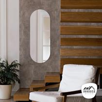 Espelho Multiuso Lapidado Pendurador 135X49,5Cm Oblongo